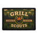 Grill Scouts  - Meta Data - Crop Image Text - - Removable Patch - Pull Patch - Removable Patches For Authentic Flexfit and Snapback Hats
