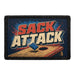 Sack Attack  - Meta Data - Crop Image Text - - Removable Patch - Pull Patch - Removable Patches For Authentic Flexfit and Snapback Hats
