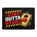 Stay Outta My Hole  - Meta Data - Crop Image Text - - Removable Patch - Pull Patch - Removable Patches For Authentic Flexfit and Snapback Hats
