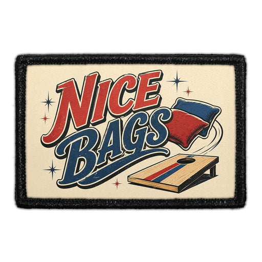 Nice Bags  - Meta Data - Crop Image Text - - Removable Patch - Pull Patch - Removable Patches For Authentic Flexfit and Snapback Hats

