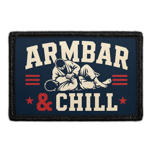 Armbar & Chill  - Meta Data - Crop Image Text - - Removable Patch - Pull Patch - Removable Patches For Authentic Flexfit and Snapback Hats
