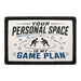 Your Personal Space Is My Game Plan  - Meta Data - Crop Image Text - - Removable Patch - Pull Patch - Removable Patches For Authentic Flexfit and Snapback Hats
