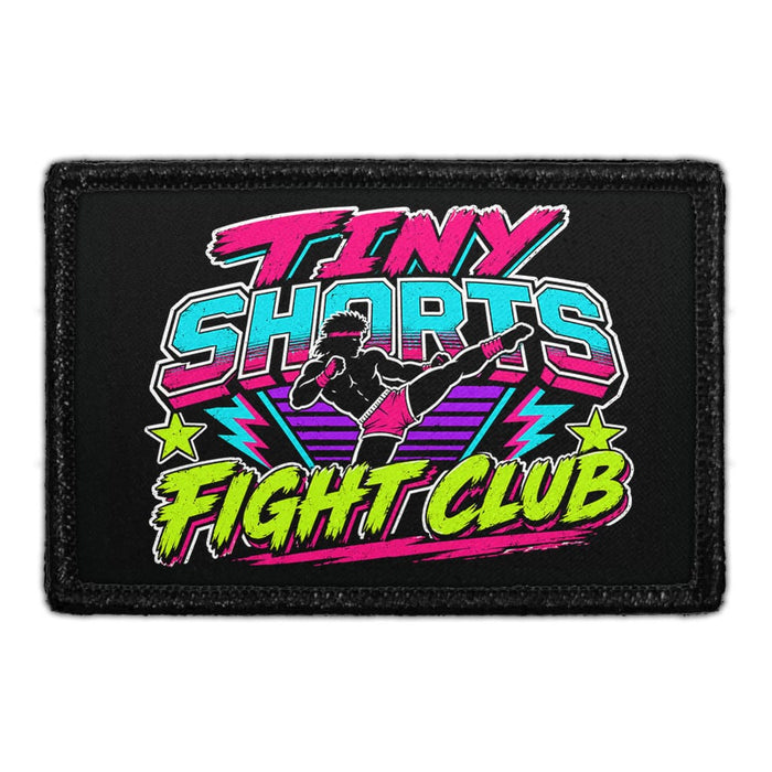 Tiny Shorts Fight Club  - Meta Data - Crop Image Text - - Removable Patch - Pull Patch - Removable Patches For Authentic Flexfit and Snapback Hats
