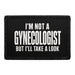 I'm Not A Gynecologist But I'll Take A Look  - Meta Data - Crop Image Text - - Removable Patch - Pull Patch - Removable Patches For Authentic Flexfit and Snapback Hats
