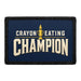 Crayon Eating Champion  - Meta Data - Crop Image Text - - Removable Patch - Pull Patch - Removable Patches For Authentic Flexfit and Snapback Hats
