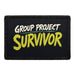 Group Project Survivor  - Meta Data - Crop Image Text - - Removable Patch - Pull Patch - Removable Patches For Authentic Flexfit and Snapback Hats
