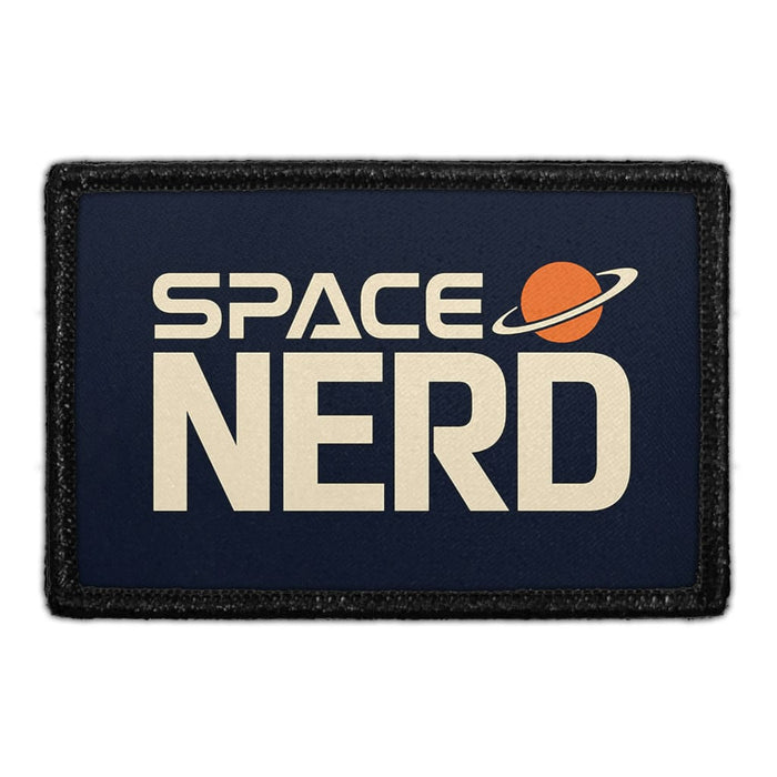 Space Nerd  - Meta Data - Crop Image Text - - Removable Patch - Pull Patch - Removable Patches For Authentic Flexfit and Snapback Hats
