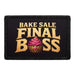 Bake Sale Final Boss  - Meta Data - Crop Image Text - - Removable Patch - Pull Patch - Removable Patches For Authentic Flexfit and Snapback Hats
