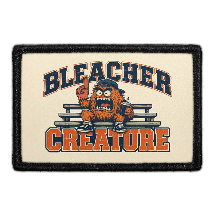 Bleacher Creature  - Meta Data - Crop Image Text - - Removable Patch - Pull Patch - Removable Patches For Authentic Flexfit and Snapback Hats
