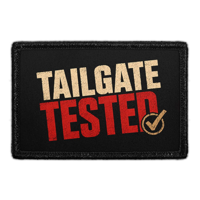 Tailgate Tested  - Meta Data - Crop Image Text - - Removable Patch - Pull Patch - Removable Patches For Authentic Flexfit and Snapback Hats
