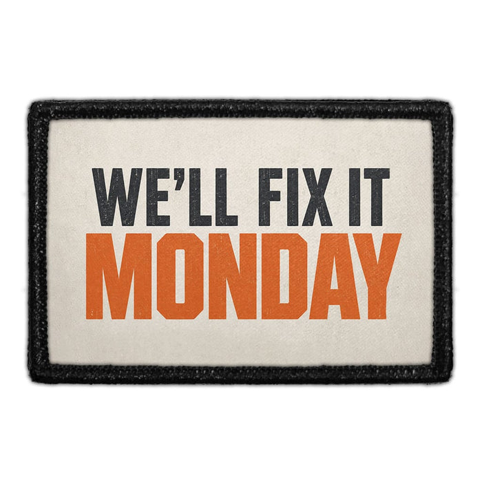 We’ll Fix It Monday  - Meta Data - Crop Image Text - - Removable Patch - Pull Patch - Removable Patches For Authentic Flexfit and Snapback Hats
