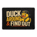 Duck Around & Find Out  - Meta Data - Crop Image Text - - Removable Patch - Pull Patch - Removable Patches For Authentic Flexfit and Snapback Hats
