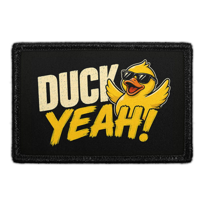 Duck Yeah!  - Meta Data - Crop Image Text - - Removable Patch - Pull Patch - Removable Patches For Authentic Flexfit and Snapback Hats
