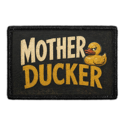 Mother Ducker  - Meta Data - Crop Image Text - - Removable Patch - Pull Patch - Removable Patches For Authentic Flexfit and Snapback Hats
