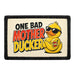 One Bad Mother Ducker  - Meta Data - Crop Image Text - - Removable Patch - Pull Patch - Removable Patches For Authentic Flexfit and Snapback Hats
