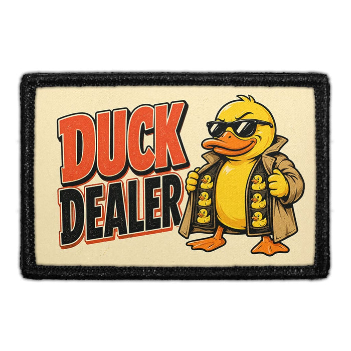 DUCK DEALER  - Meta Data - Crop Image Text -  - Removable Patch - Pull Patch - Removable Patches For Authentic Flexfit and Snapback Hats
