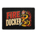 FIRE DUCKER  - Meta Data - Crop Image Text -  - Removable Patch - Pull Patch - Removable Patches For Authentic Flexfit and Snapback Hats

