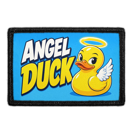 Angel Duck   - Meta Data - Crop Image Text -  - Removable Patch - Pull Patch - Removable Patches For Authentic Flexfit and Snapback Hats
