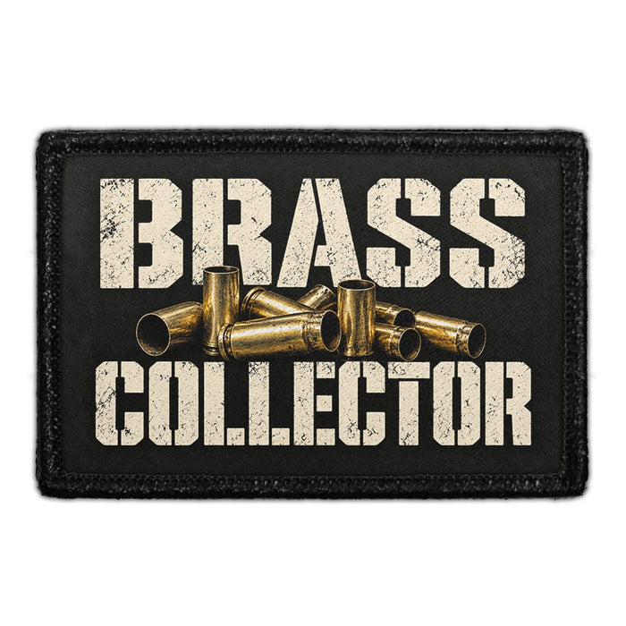 Brass Collector   - Meta Data - Crop Image Text -  - Removable Patch - Pull Patch - Removable Patches For Authentic Flexfit and Snapback Hats
