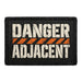 Danger Adjacent - Meta Data - Crop Image Text - Removable Patch - Pull Patch - Removable Patches For Authentic Flexfit and Snapback Hats