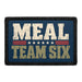 Meal Team Six - Meta Data - Crop Image Text - Removable Patch - Pull Patch - Removable Patches For Authentic Flexfit and Snapback Hats