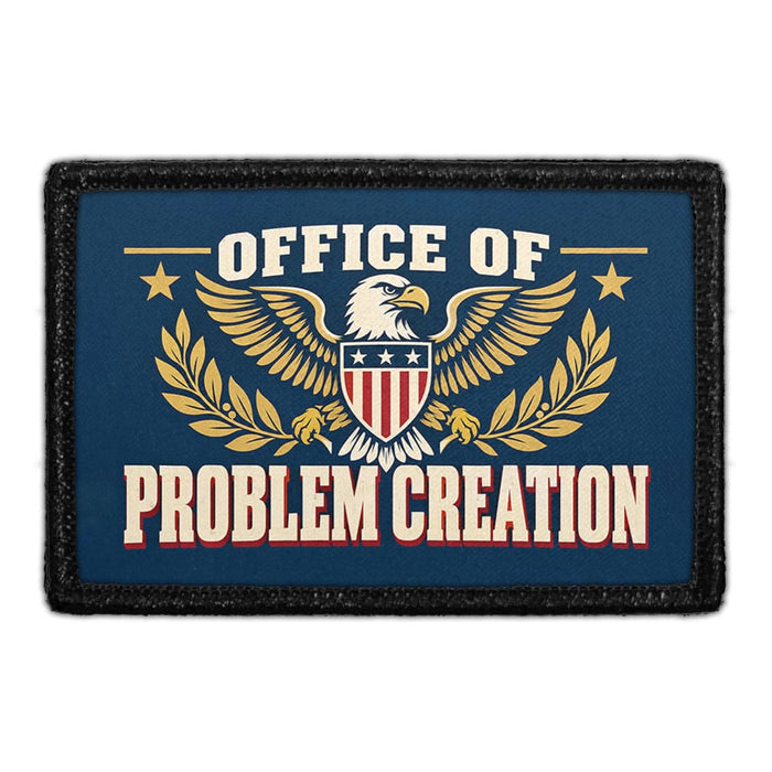 Office of Problem Creation - Meta Data - Crop Image Text - Removable Patch - Pull Patch - Removable Patches For Authentic Flexfit and Snapback Hats
