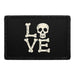 Love - Skull and Bones - Meta Data - Crop Image Text - Removable Patch - Pull Patch - Removable Patches For Authentic Flexfit and Snapback Hats