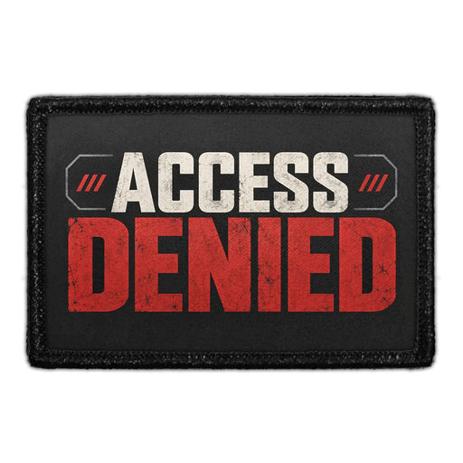 Access Denied -  Meta Data - Crop Image Text - Removable Patch - Pull Patch - Removable Patches For Authentic Flexfit and Snapback Hats
