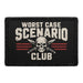 Worst Case Scenario Club -  Meta Data - Crop Image Text - Removable Patch - Pull Patch - Removable Patches For Authentic Flexfit and Snapback Hats
