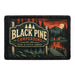 Black Pine Campground - Meta Data - Crop Image Text - Removable Patch - Pull Patch - Removable Patches For Authentic Flexfit and Snapback Hats
