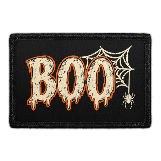 Spider Boo - Meta Data - Crop Image Text - Removable Patch - Pull Patch - Removable Patches For Authentic Flexfit and Snapback Hats
