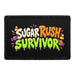 Sugar Rush Survivor - Meta Data - Crop Image Text - Removable Patch - Pull Patch - Removable Patches For Authentic Flexfit and Snapback Hats

