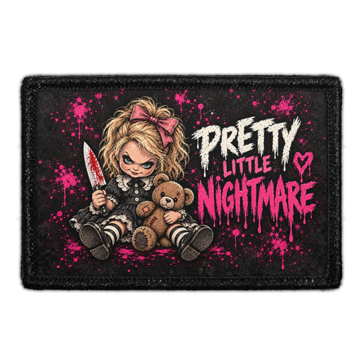 Pretty Little Nightmare - Meta Data - Crop Image Text - Removable Patch - Pull Patch - Removable Patches For Authentic Flexfit and Snapback Hats