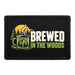 Brewed In The Woods - Meta Data - Crop Image Text - Removable Patch - Pull Patch - Removable Patches For Authentic Flexfit and Snapback Hats
