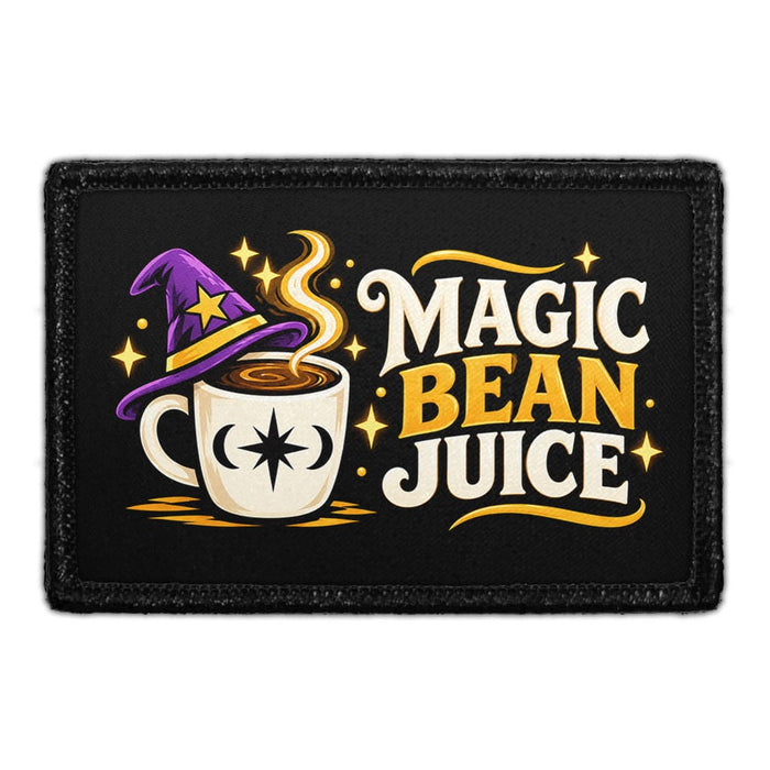 Magic Bean Juice - Meta Data - Crop Image Text - Removable Patch - Pull Patch - Removable Patches For Authentic Flexfit and Snapback Hats

