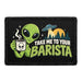 Take Me To Your Barista - Meta Data - Crop Image Text - Removable Patch - Pull Patch - Removable Patches For Authentic Flexfit and Snapback Hats
