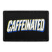CAFFEINATED - Meta Data - Crop Image Text - Removable Patch - Pull Patch - Removable Patches For Authentic Flexfit and Snapback Hats
