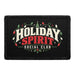 Holiday Spirit Social Club - Meta Data - Crop Image Text - Removable Patch - Pull Patch - Removable Patches For Authentic Flexfit and Snapback Hats
