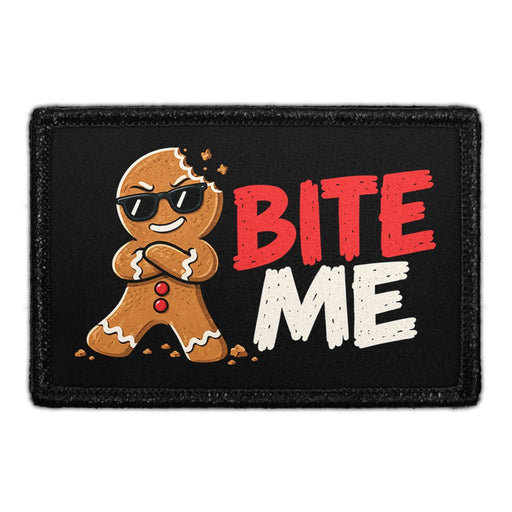 Bite Me - Meta Data - Crop Image Text - Removable Patch - Pull Patch - Removable Patches For Authentic Flexfit and Snapback Hats