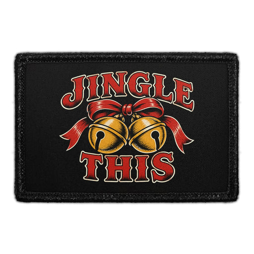 Jingle This - Meta Data - Crop Image Text - Removable Patch - Pull Patch - Removable Patches For Authentic Flexfit and Snapback Hats