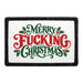 Merry Fucking Christmas - Meta Data - Crop Image Text - Removable Patch - Pull Patch - Removable Patches For Authentic Flexfit and Snapback Hats