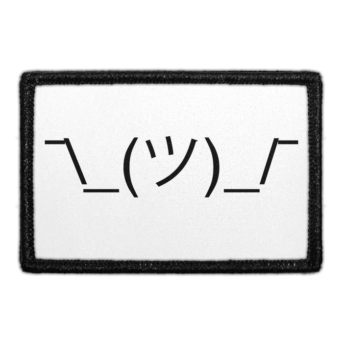 Shrug - Patch - Pull Patch - Removable Patches For Authentic Flexfit and Snapback Hats
