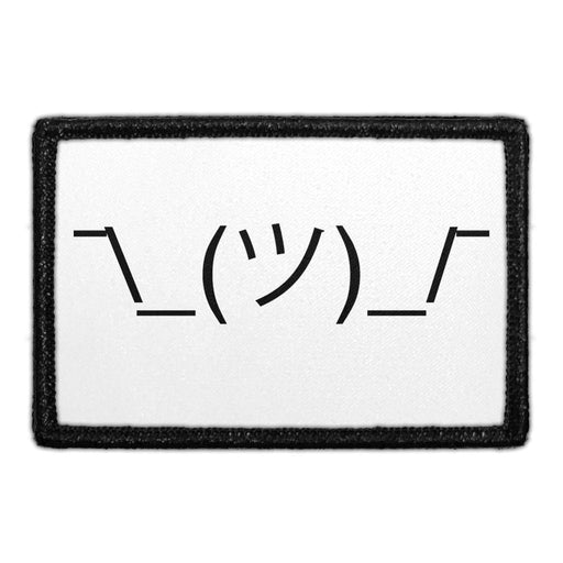 Shrug - Patch - Pull Patch - Removable Patches For Authentic Flexfit and Snapback Hats
