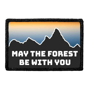 May The Forest Be With You - Silhouette - Removable Patch - Pull Patch - Removable Patches For Authentic Flexfit and Snapback Hats