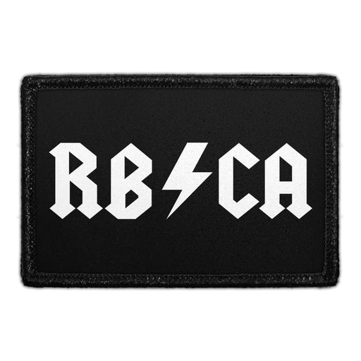 RB / CA - Black - Removable Patch - Pull Patch - Removable Patches For Authentic Flexfit and Snapback Hats