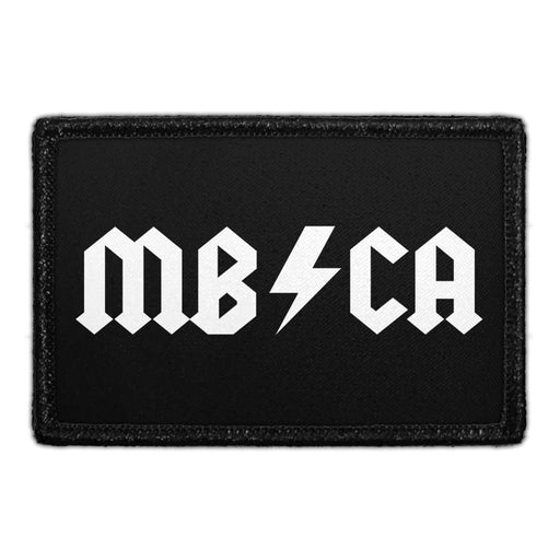 MB / CA - Black - Removable Patch - Pull Patch - Removable Patches For Authentic Flexfit and Snapback Hats