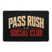 Pass Rush Social Club  - Meta Data - Crop Image Text - - Removable Patch - Pull Patch - Removable Patches For Authentic Flexfit and Snapback Hats
