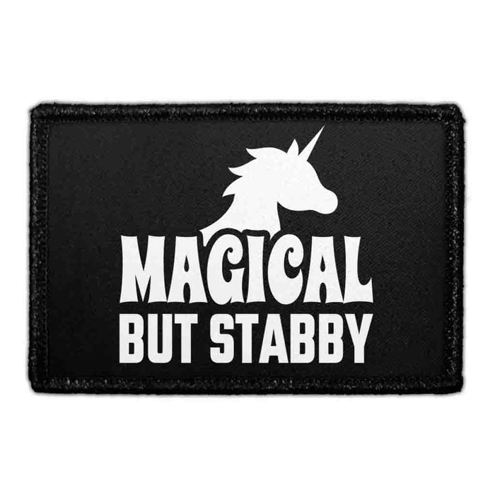 Magical But Stabby - Removable Patch - Pull Patch - Removable Patches That Stick To Your Gear