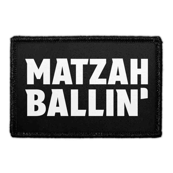 Matzah Ballin’ - Removable Patch - Pull Patch - Removable Patches That Stick To Your Gear