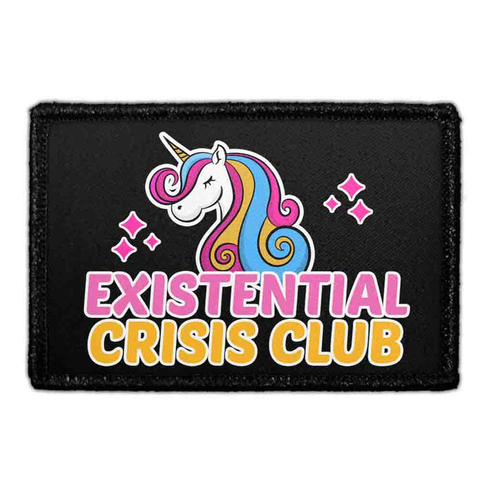 Existential Crisis Club - Removable Patch - Pull Patch - Removable Patches That Stick To Your Gear